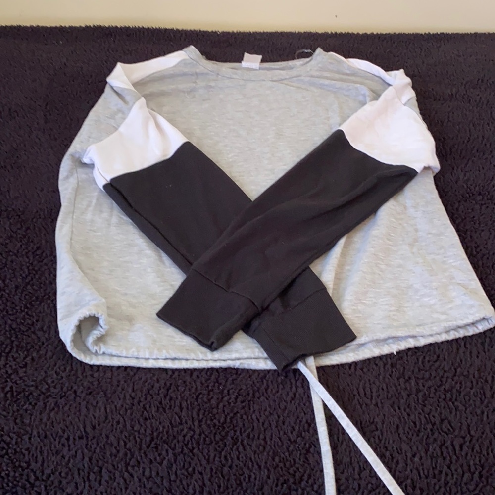 This sweatshirt has been worn once